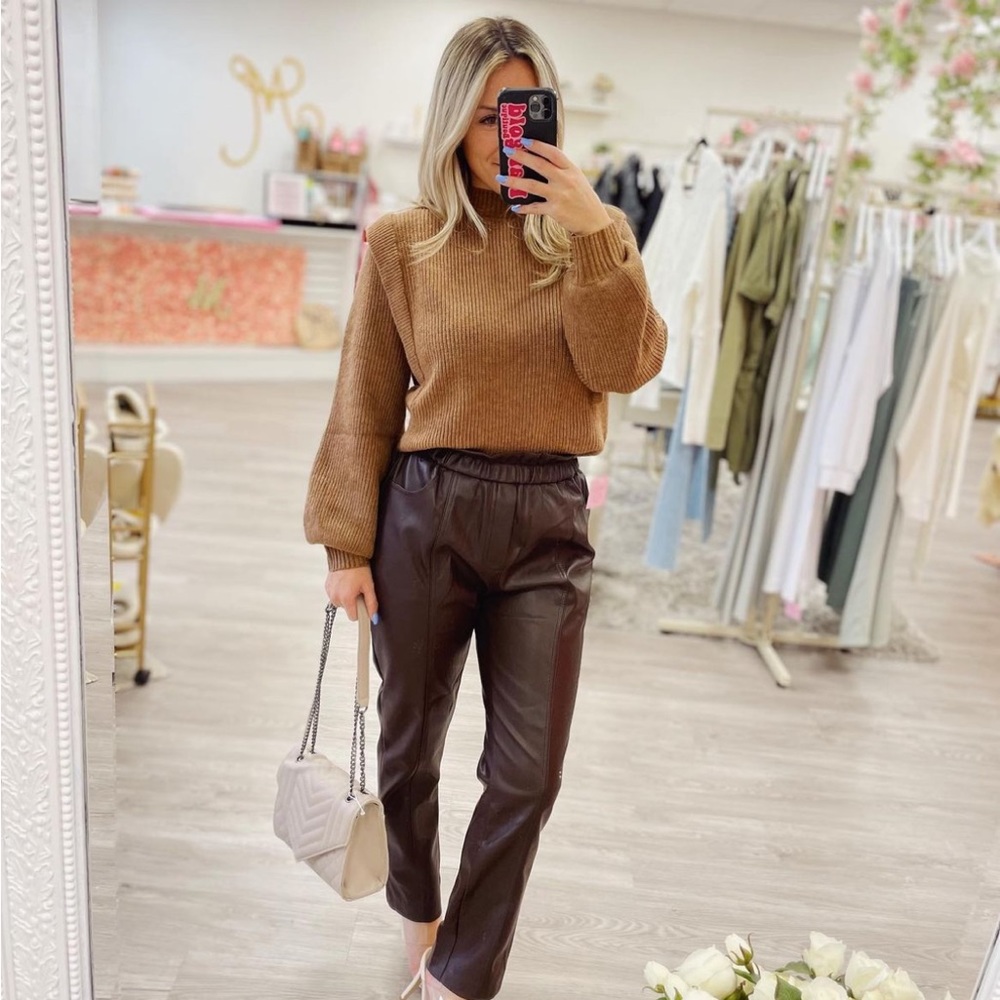 Lucy Paris Brown Sweater